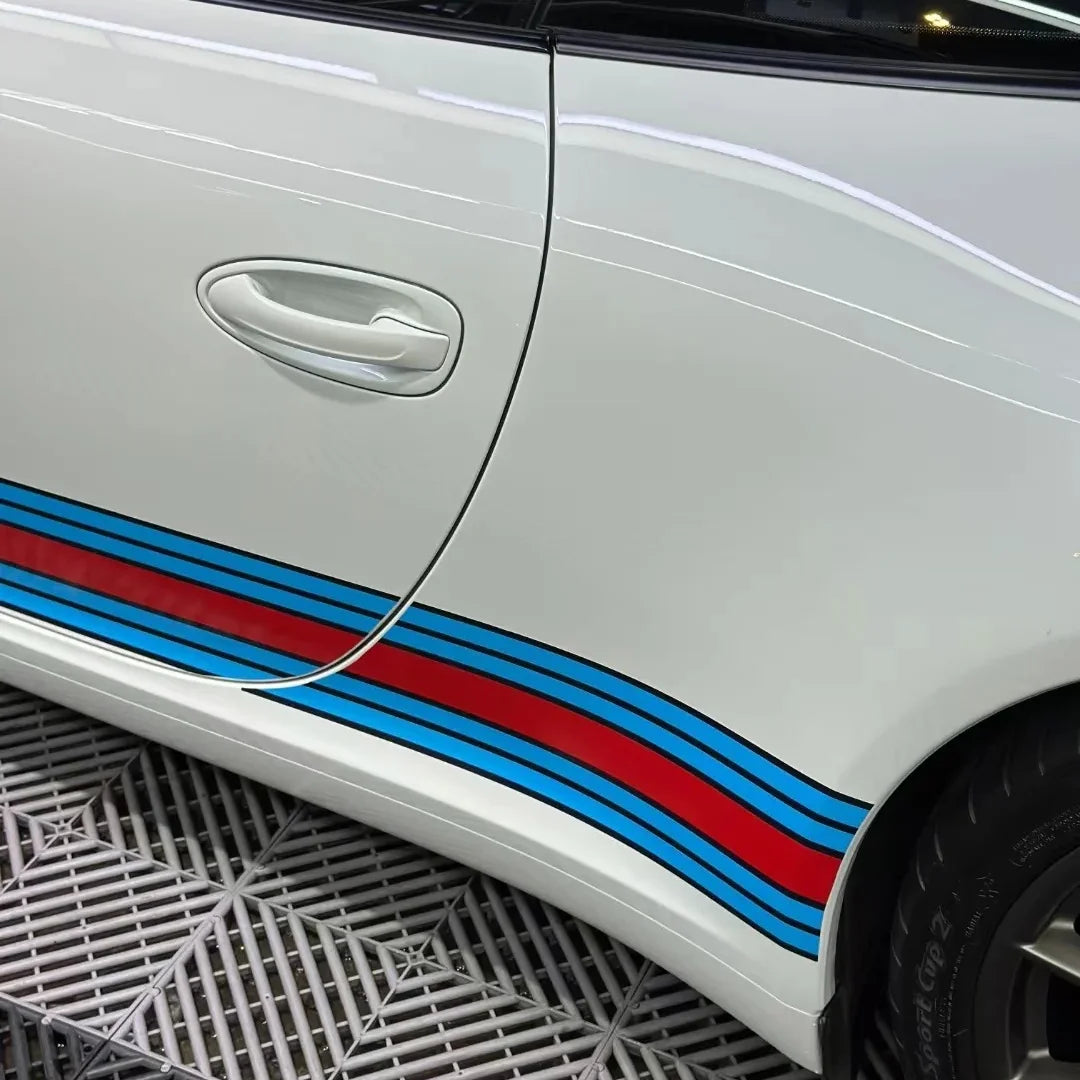 For Audi A3 model3 Modely 911 Racing Stickers Stripe Hood Door