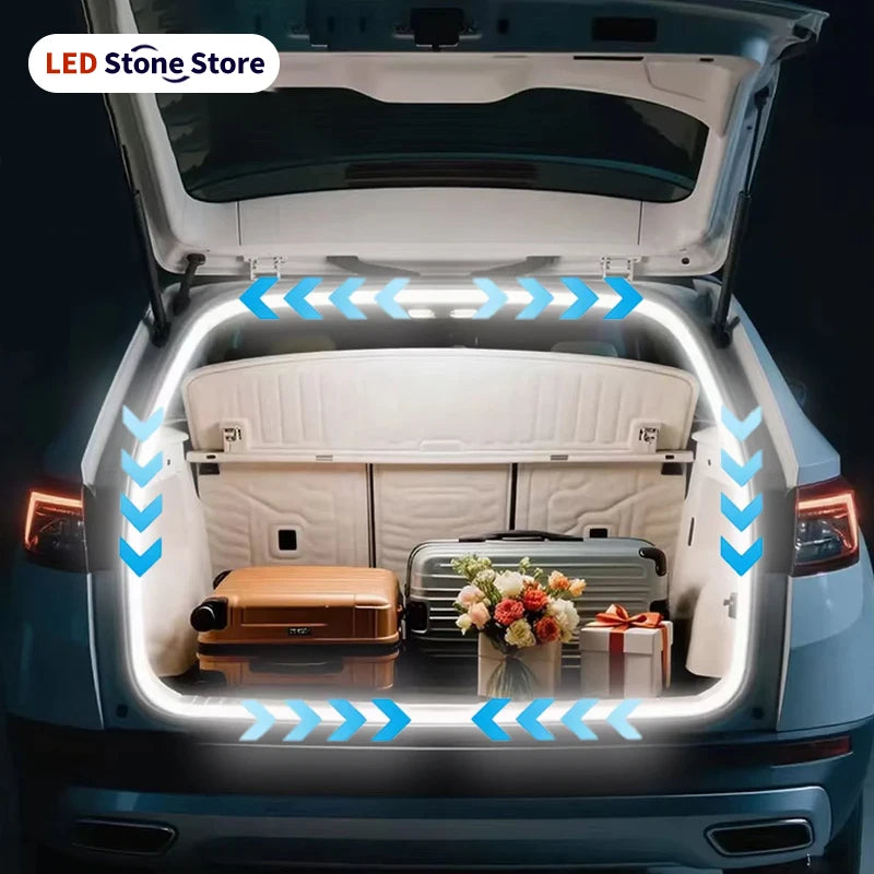 Trunk Lighting Strip Flow Welcome Ambient Mood Automatic On