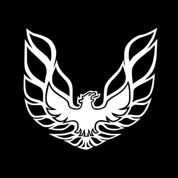 Sticker Personality Funny Firebird Art Pattern Design Vinyl