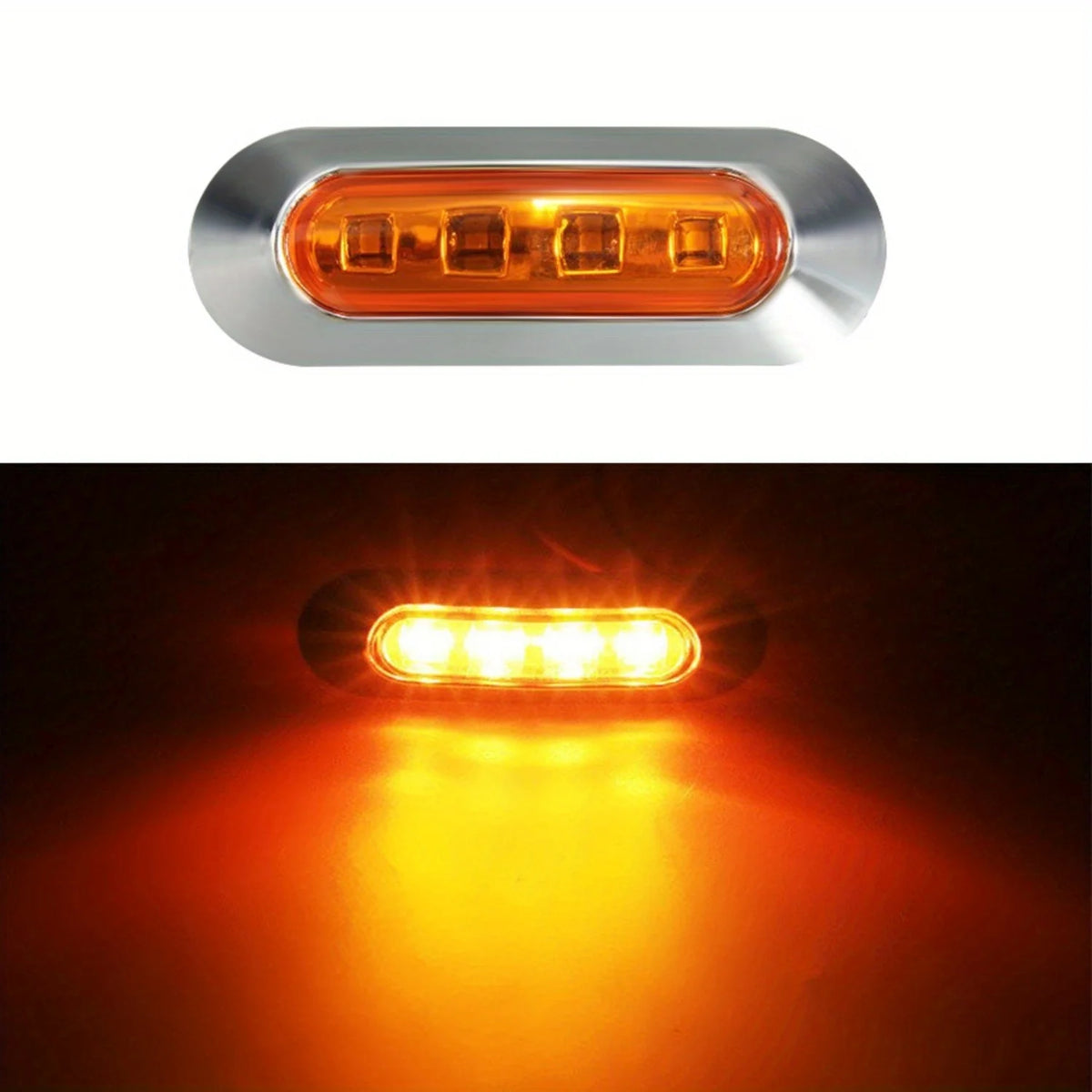 For Bus 20PCS Side Marker Indicator Front Rear Tail Clearance Dc