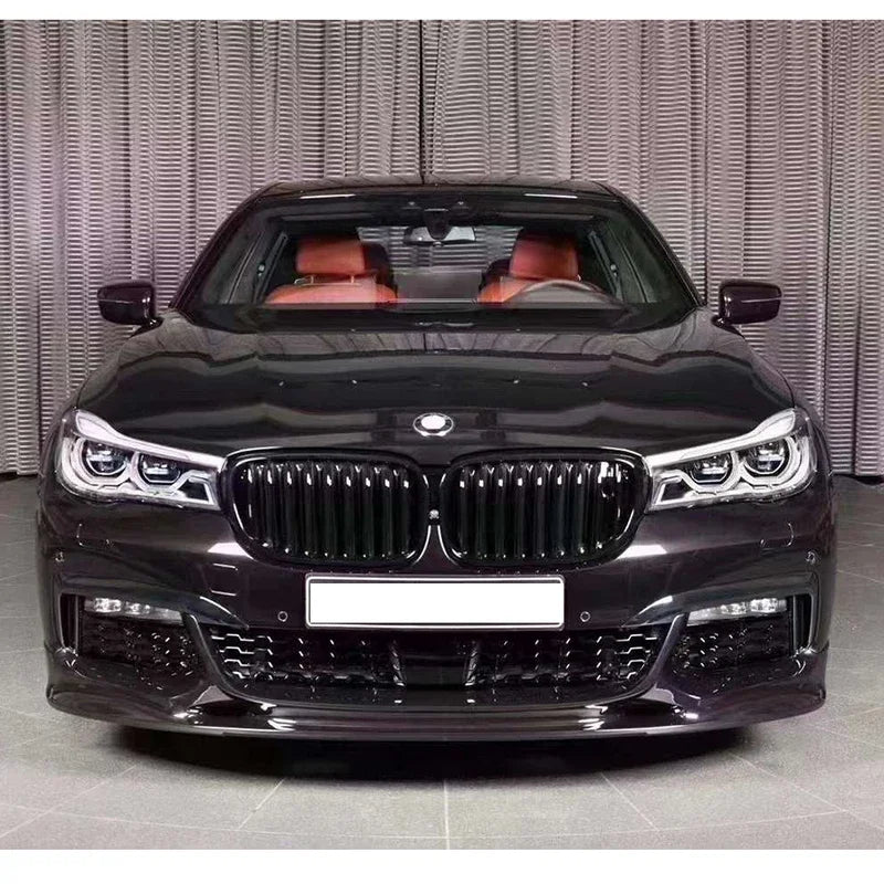 For BMW 7 Series G11 G12 Carbon Fiber Front Lip Bumper Diverter