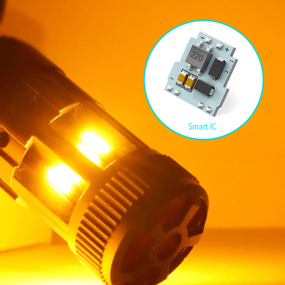 2X Power P21W py21w 1156 ba15s 1157 P21 5W