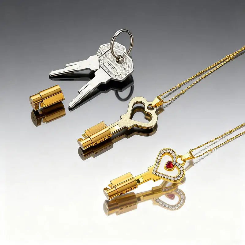 Hb Heart Shaped Male Chastity Device Key Lock Catheter