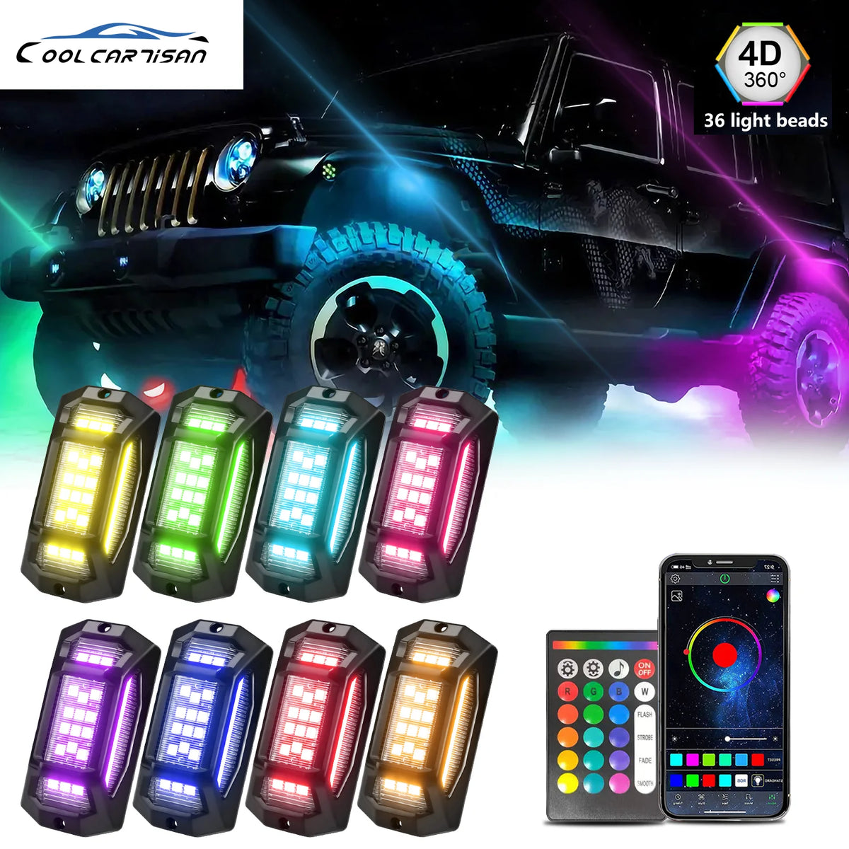 For APP 4X4 Off-road Ambient Lighting In Symphony Ambient
