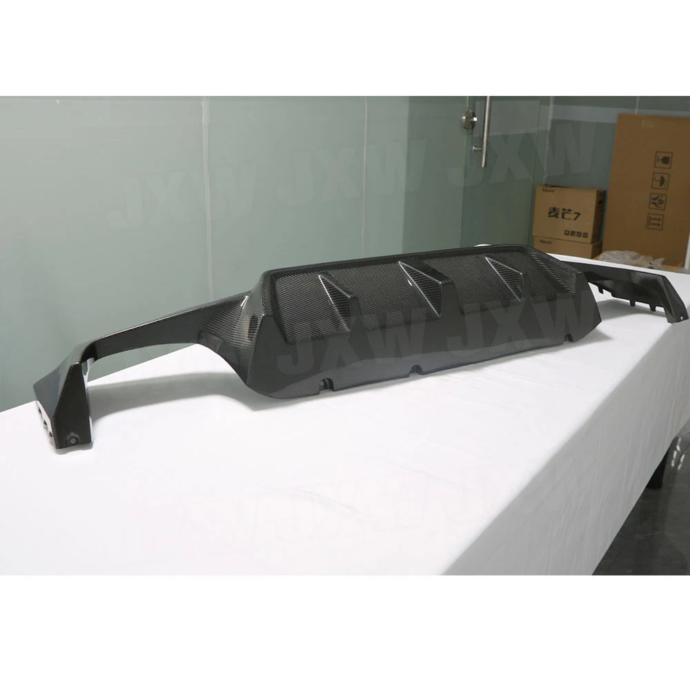 For BMW 5 Series G30 F90 Jxwancf Dry Carbon Fiber Rear Bumper