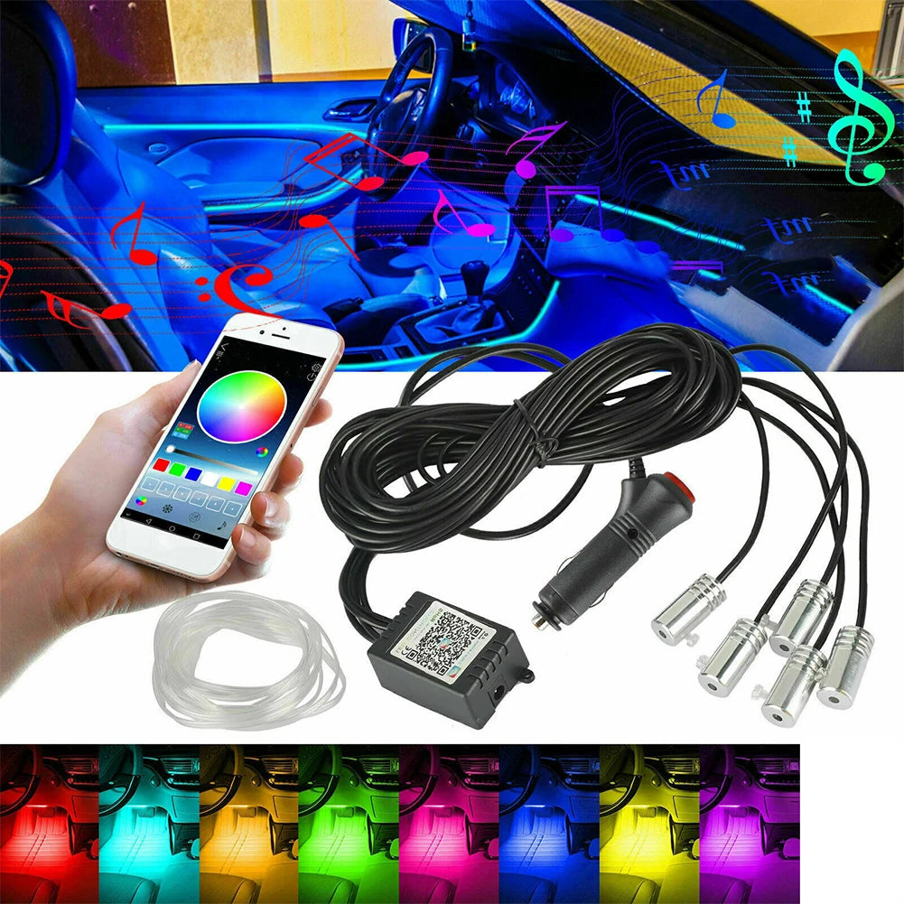 In Interior Strip APP Control Ambient Lighting Kit Atmosphere