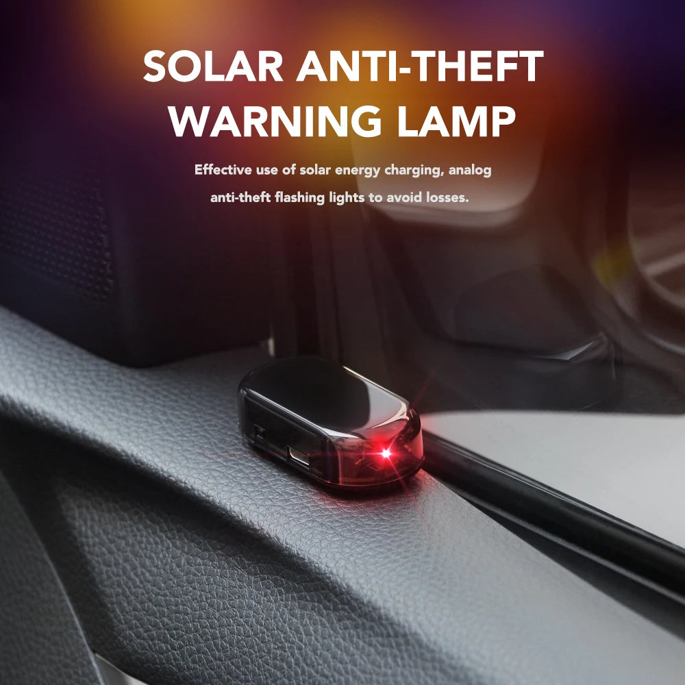 Fake Security Solar Powered Simulated Dummy Alarm Wireless