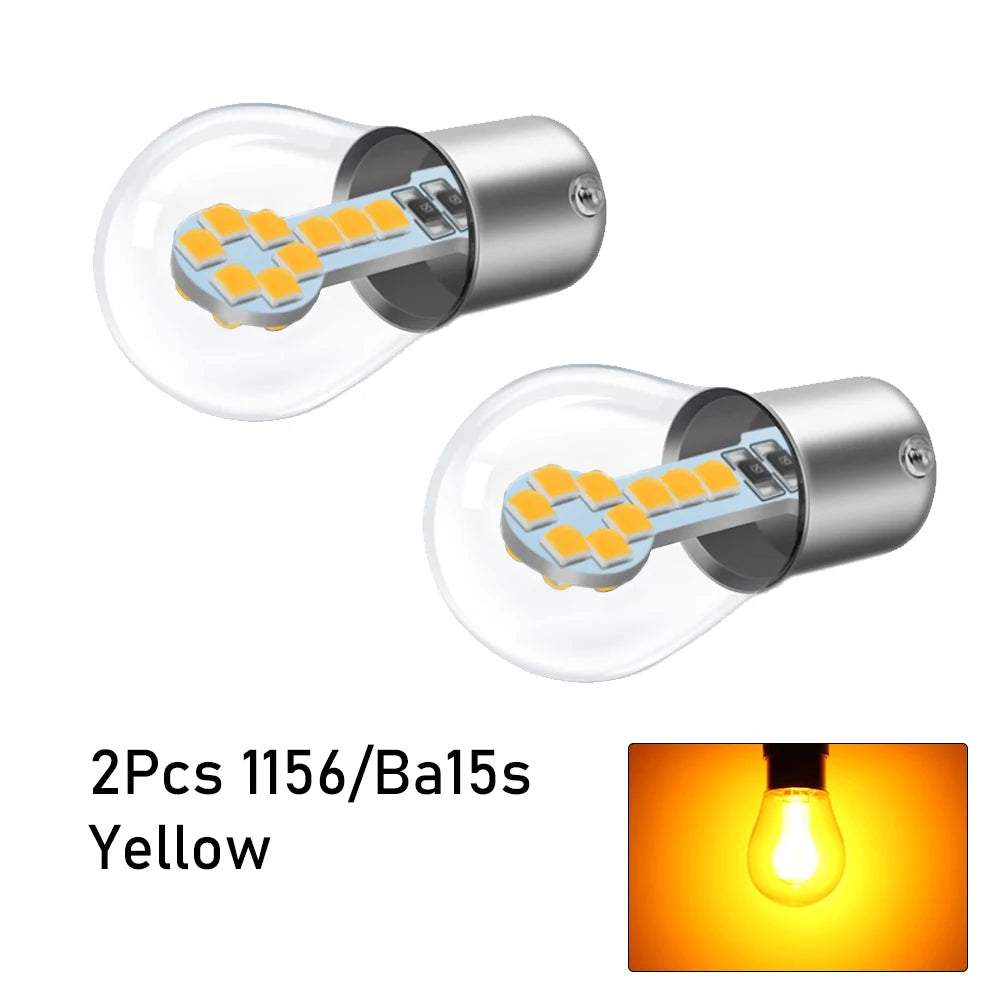 For Back Up Reverse Lights Brake 2PCS 1156 ba15s P21W P21 5W