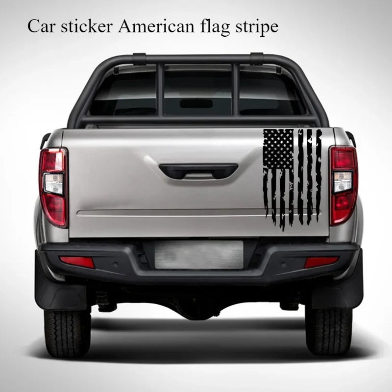 1PC American Flag Design Sticker self-adhesive Vinyl Decals Truck