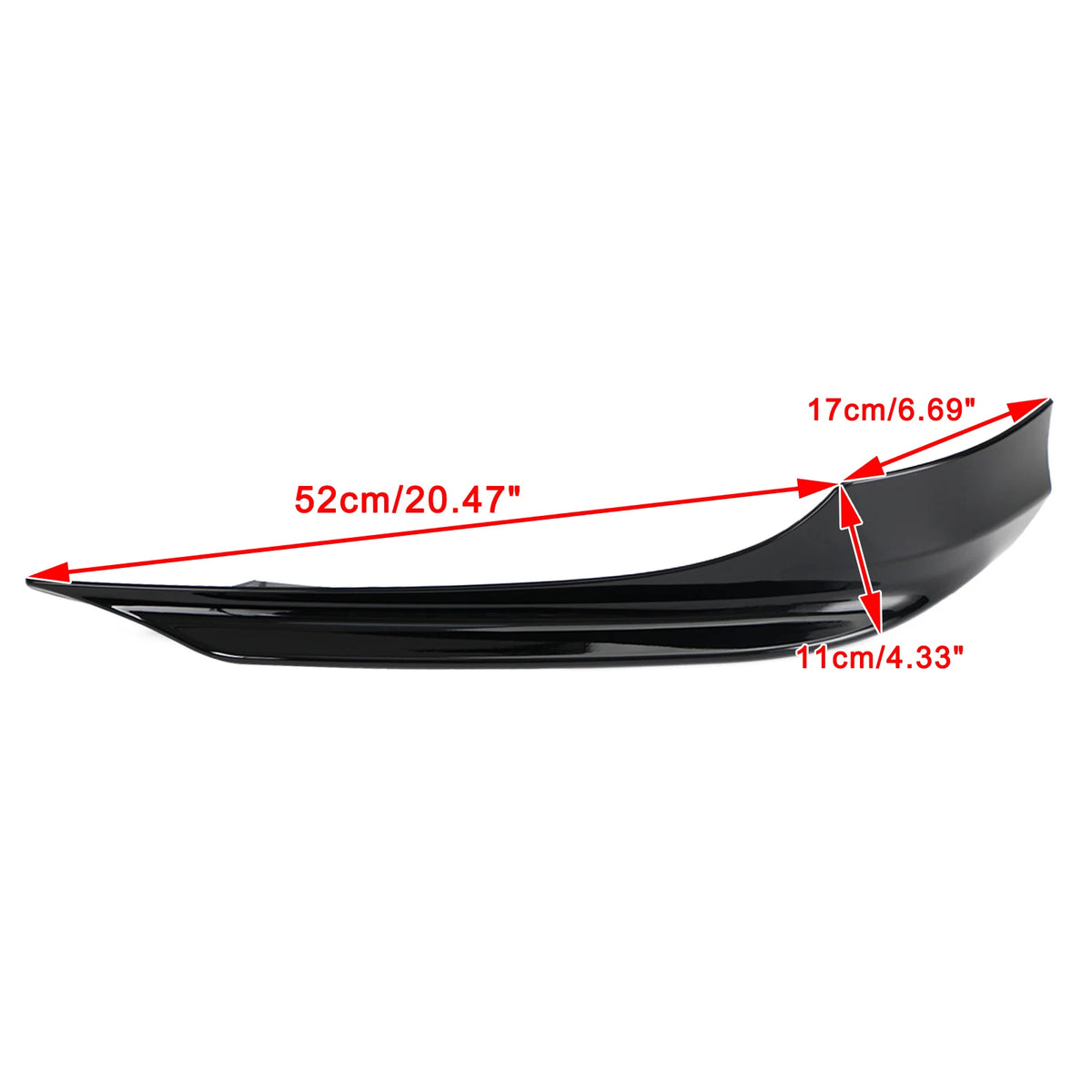 For BMW 3 Series E90 2008-2012 Front Bumper Lip Splitter Spoiler