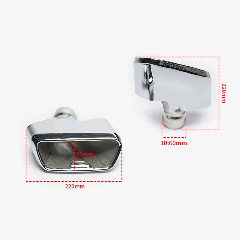 For BMW G30 G31 525I 530I 1pair l+r Stainless Steel Muffler