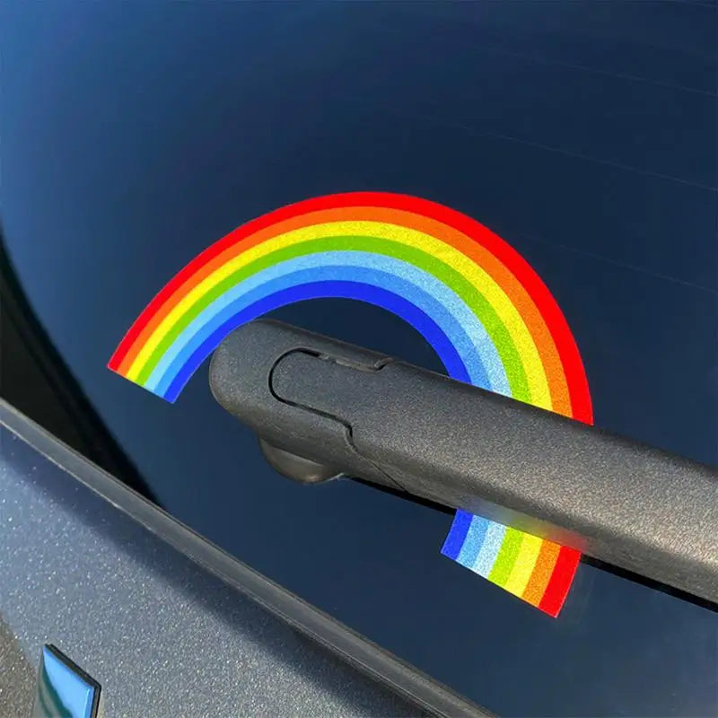 Rainbow Stickers weather-resistant Decals Waterproof Rear