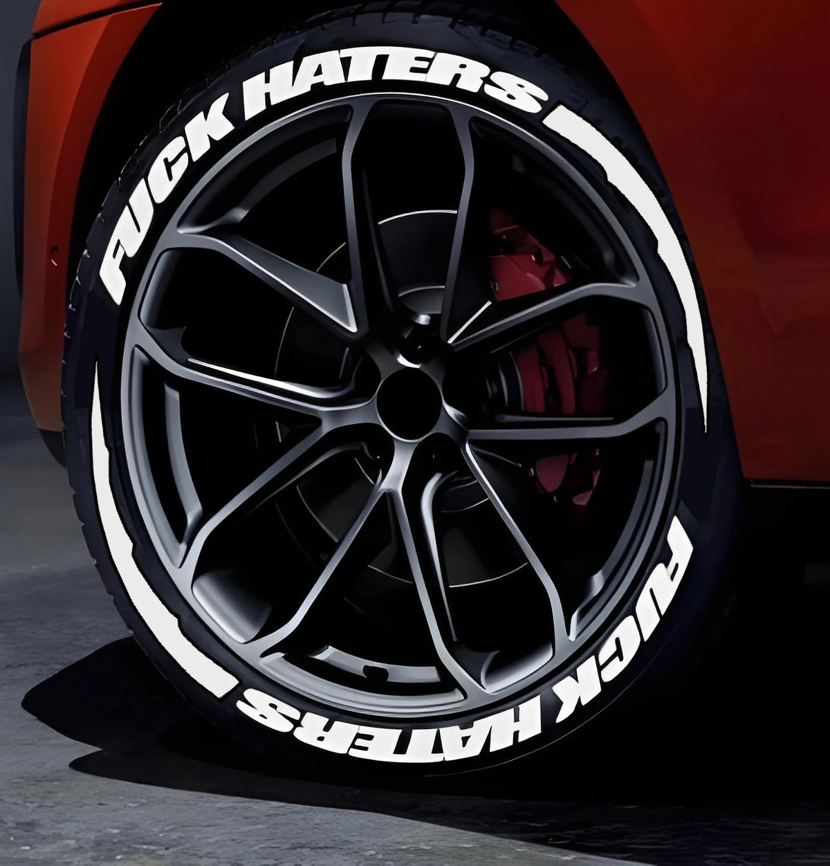 For Use On four-wheel Vehicles Or Fuckhaters Tire Stickers Wolf