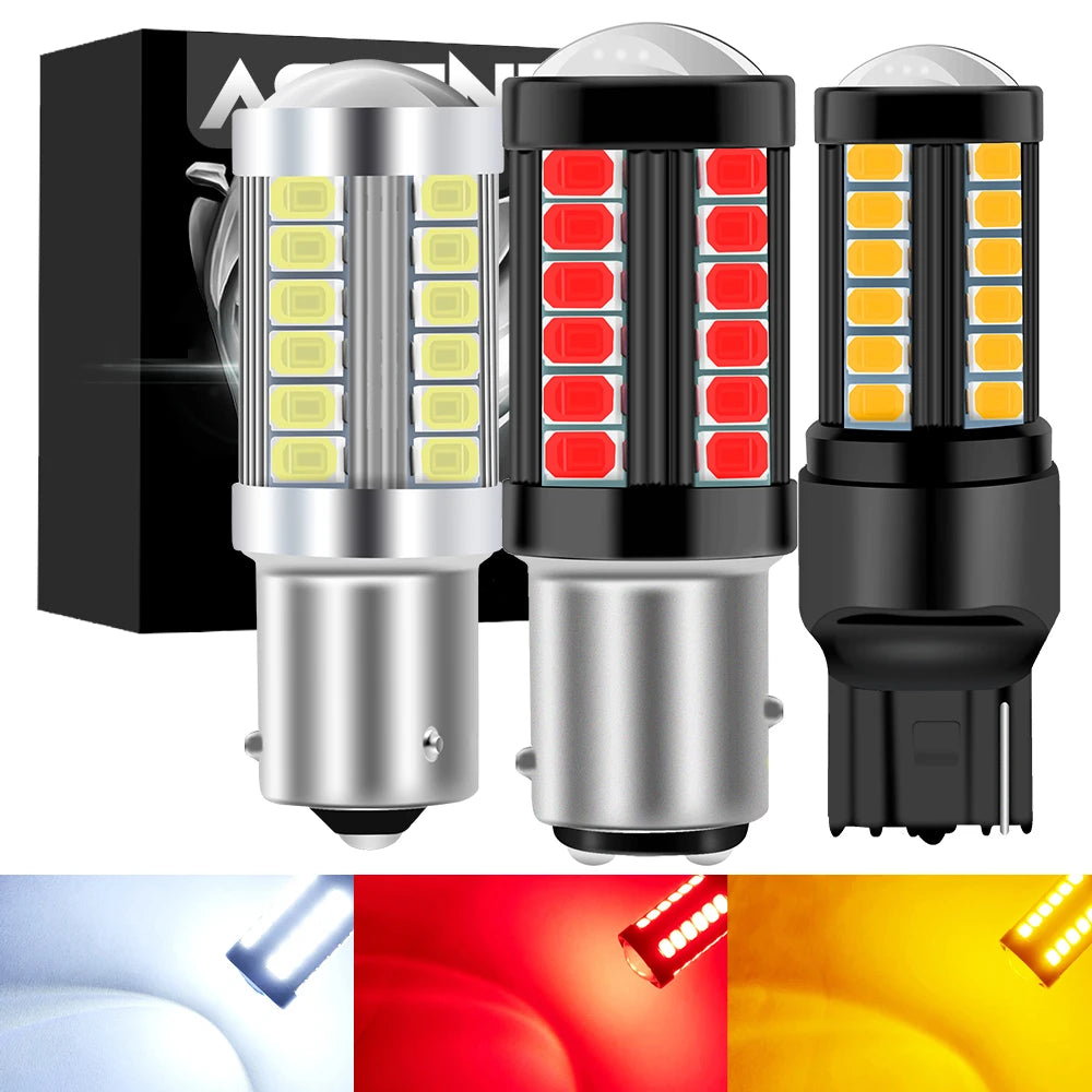2X 1156 ba15s P21W 1157 P21 5W bay15d bau15s