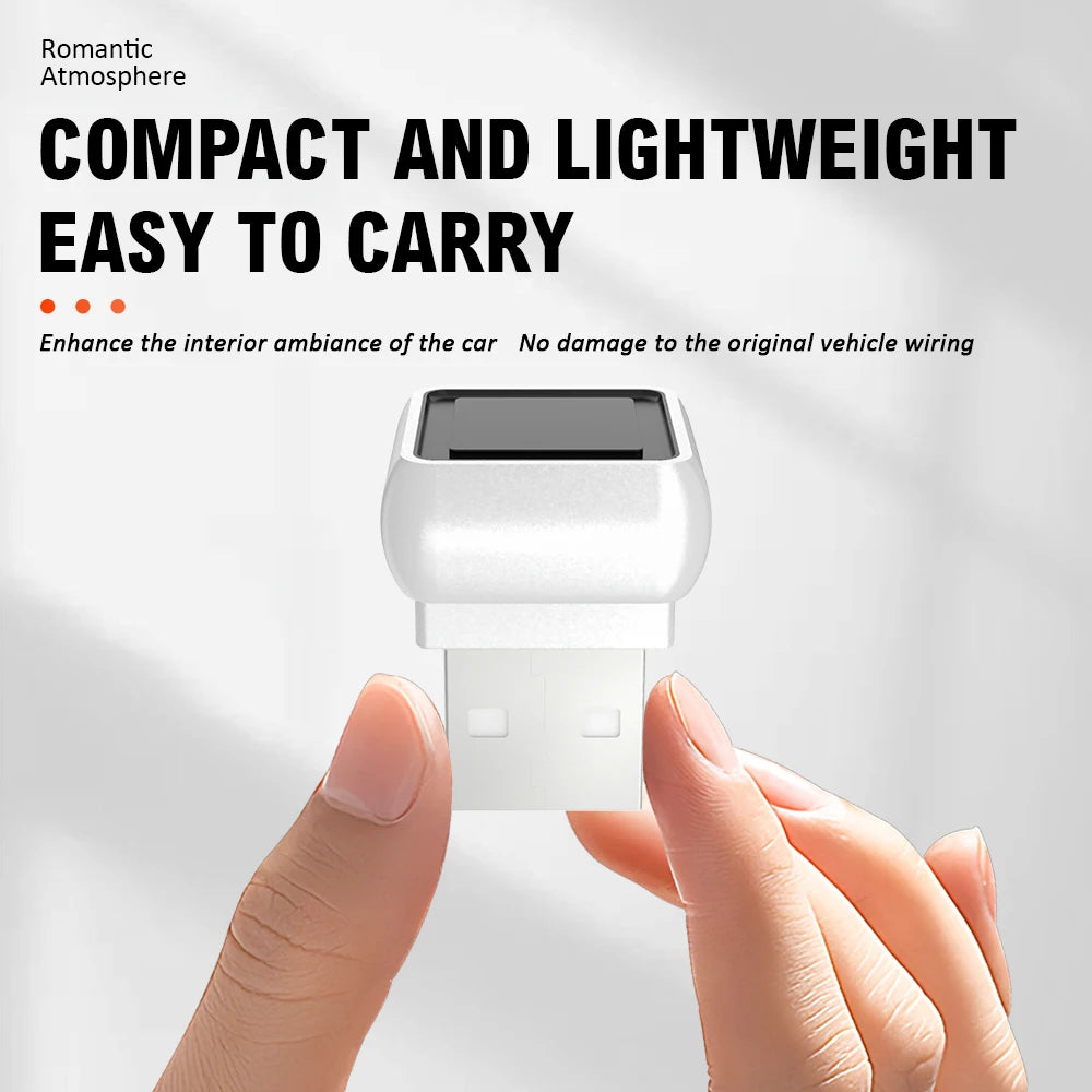 USB Ambient Lighting Square Portable Bedside plug-and-play