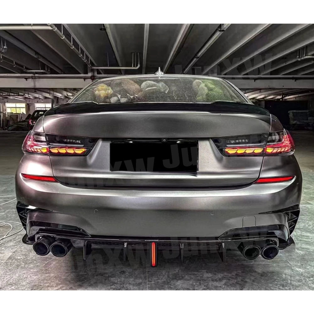 For BMW 3 Series G20 G28 Jxwancf Rear Lip Diffuser Splitters M