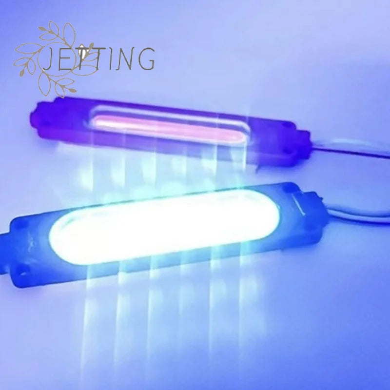 Piece Warning Flash 12V Cob Red Blue Strobe Moto