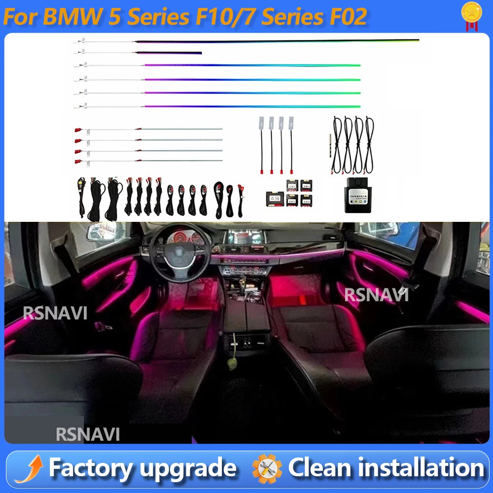For BMW 5 Series F10 F11 Series F02 Oem Dedign Ambient Lighting