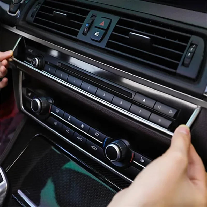 For BMW 5 Series F10 Interior Console Multimedia Ac Cd Panel