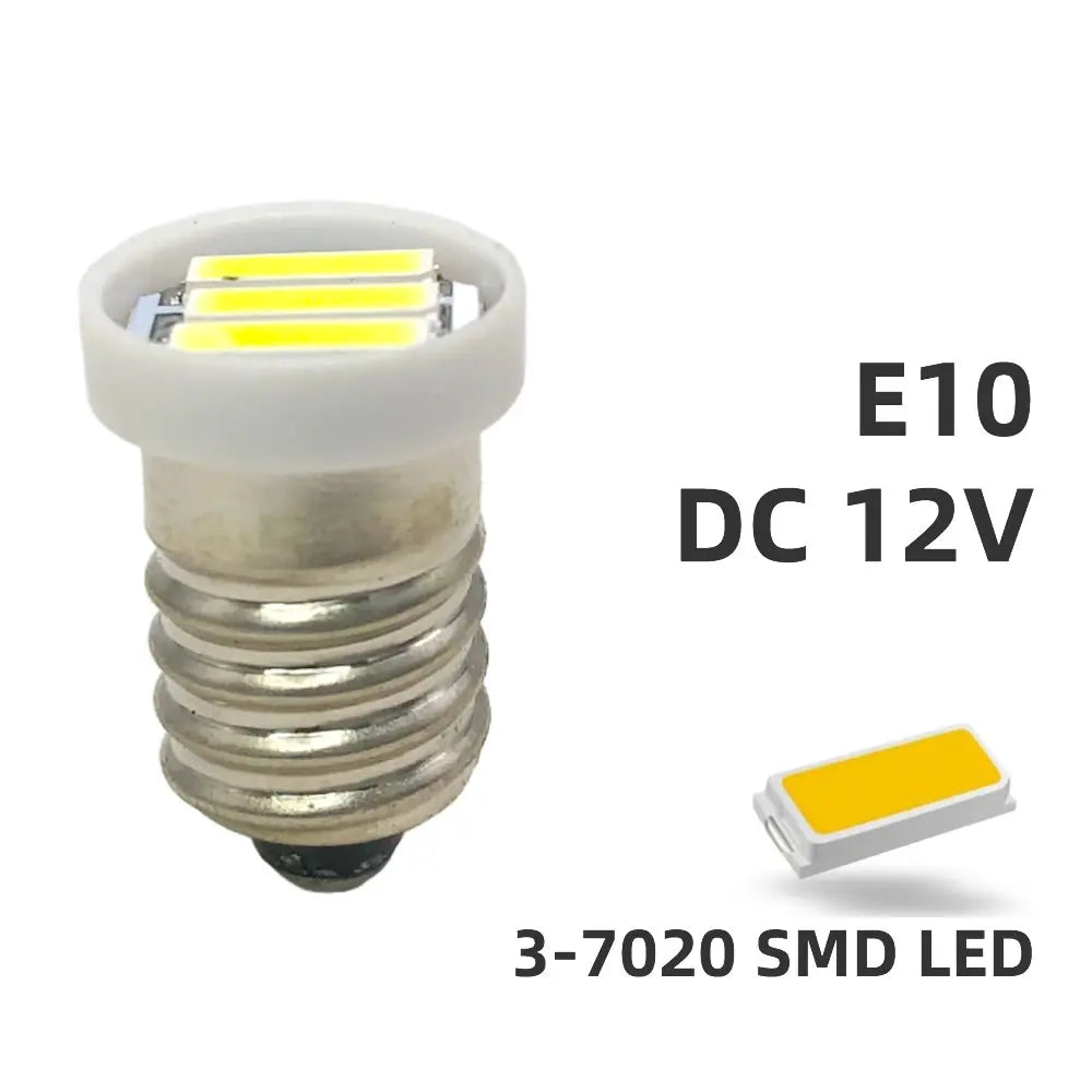 For Lionel 1PCS E10 7020 3SMD Dc 12V White Red Blue