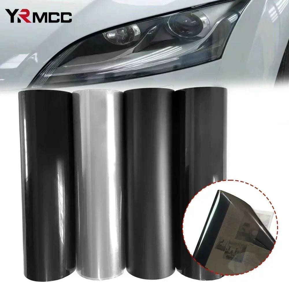 Headlight Tint Vinyl Warp Fog Taillight Waterproof Stickers Smoke