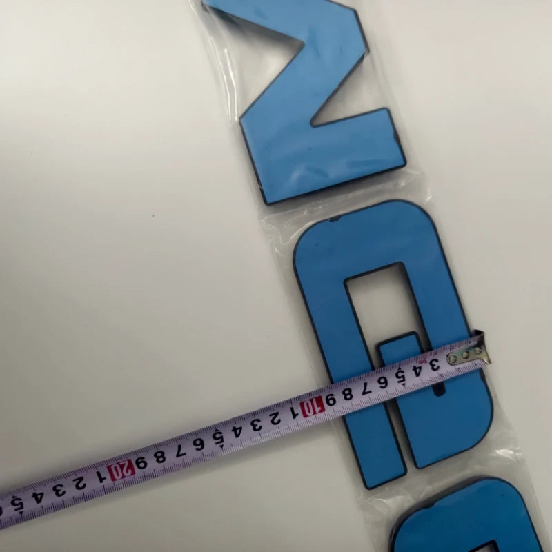 For Auto Accessories 3D ABS Letter Sticker
