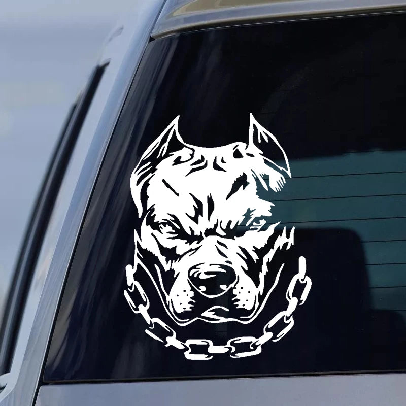 CK21927 Pitbull Dog Sticker Waterproof Vinyl Decal Stickers