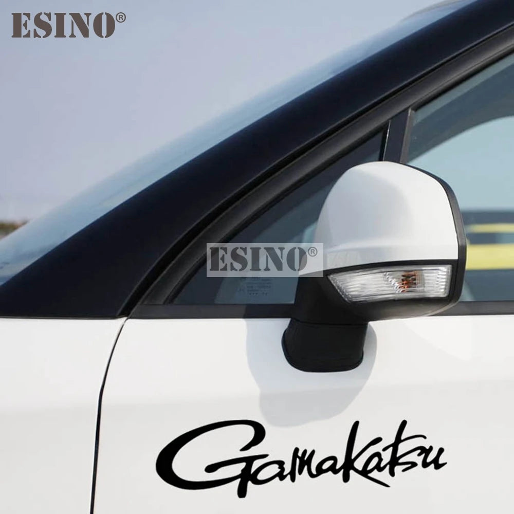 For Gamakatsu Creative Fishing Pvc 3D Carving Decals Bumper Door