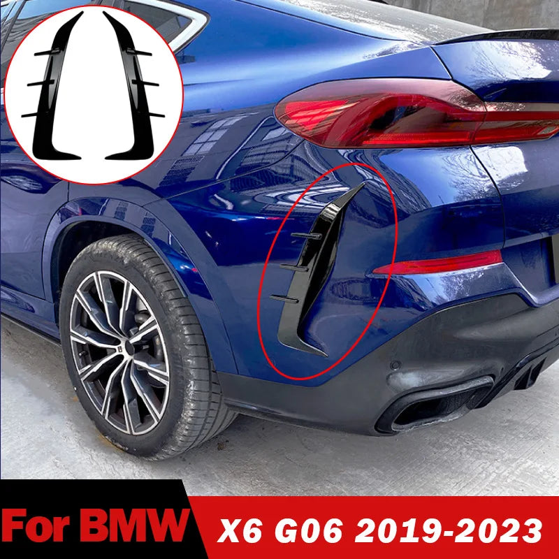 For BMW X6 G06 2019 2020 2021 2022 2023 Rear Bumper Splitter