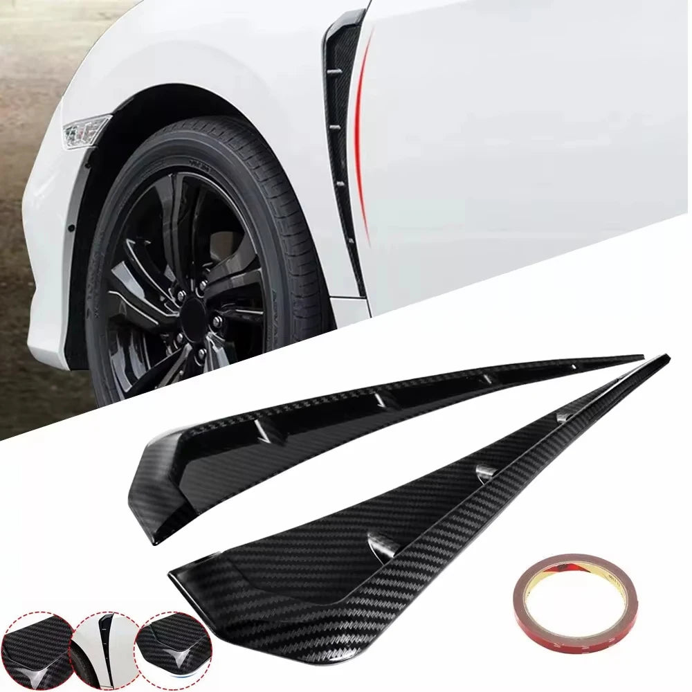 Pair Side Fender Air Flow Wing Vent Cover Body
