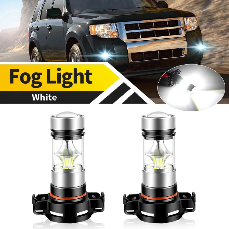 For Ford Escape 2007 2008 2009 2PCS Fog 2010 2011 2012 H16 Eu