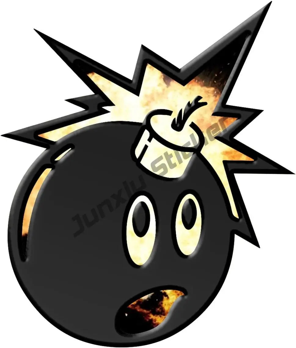 Angry Funny Biohazard Nuclear Stickers Window Truck Vinyl Bumper
