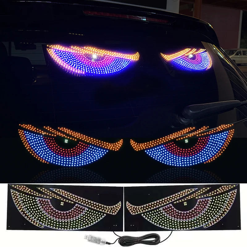 Blinks Truck Dynamic Eye Flexible Display Rear Window Advertising