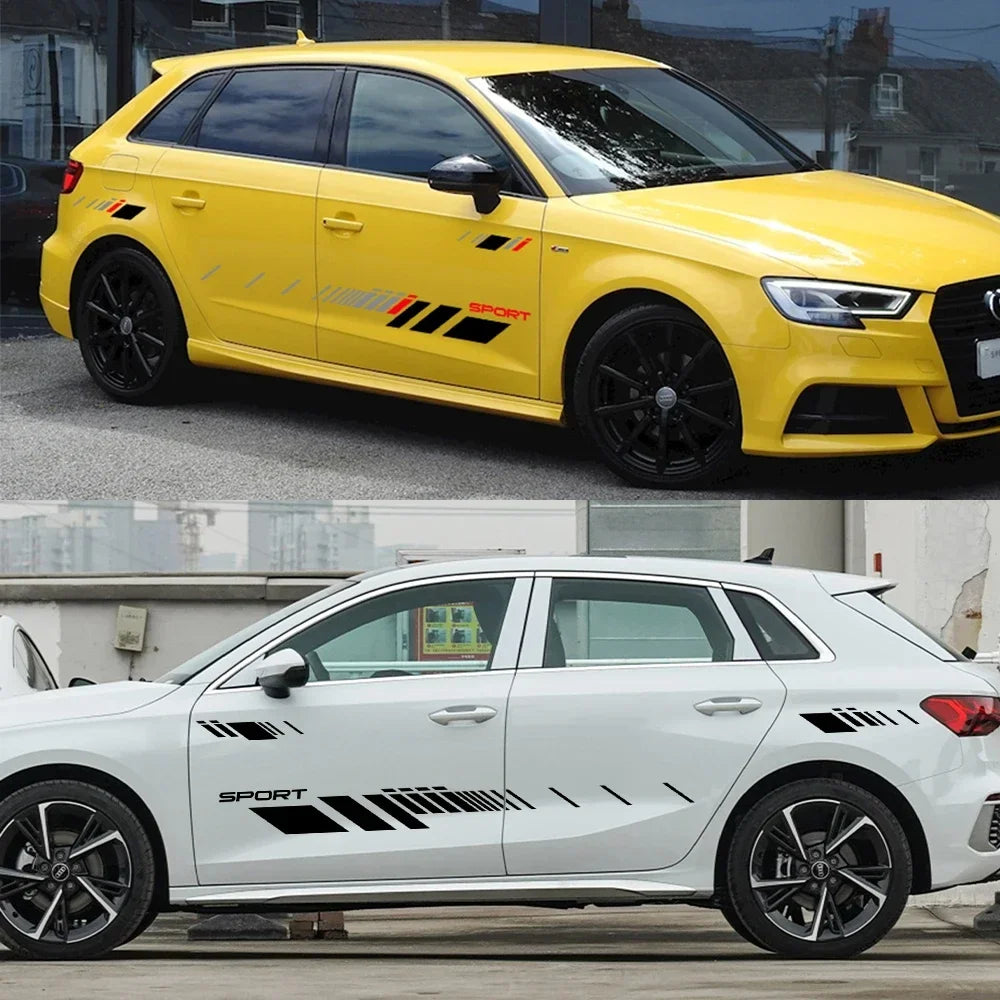 For Audi A3 8P 8V 8L Side Door Sticker Sport Trim Exterior 8Y
