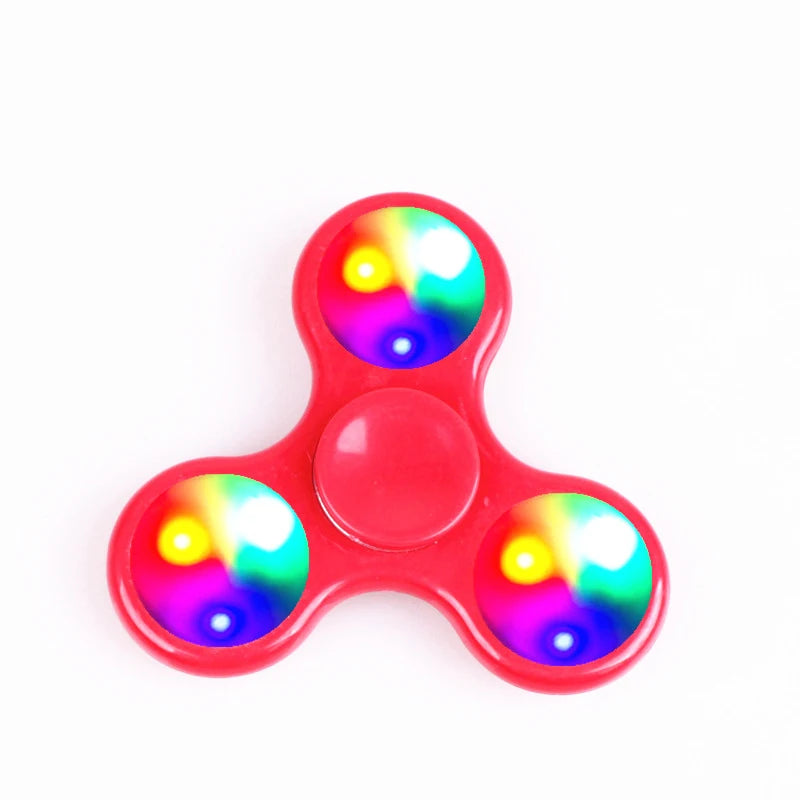 For Children ABS Luminous Fidget Spinner Hand Spinners Glow In