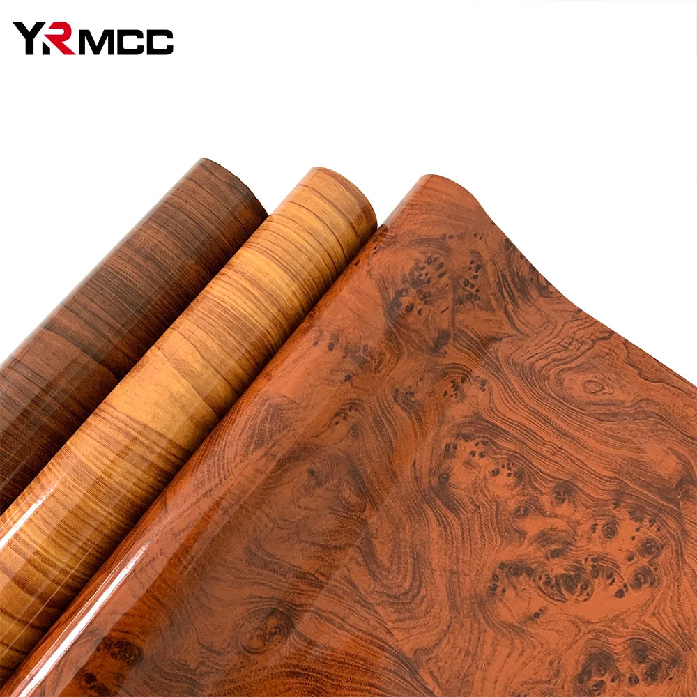 Wood Grain Stickers Interior Pvc Textured Protective Vinyl