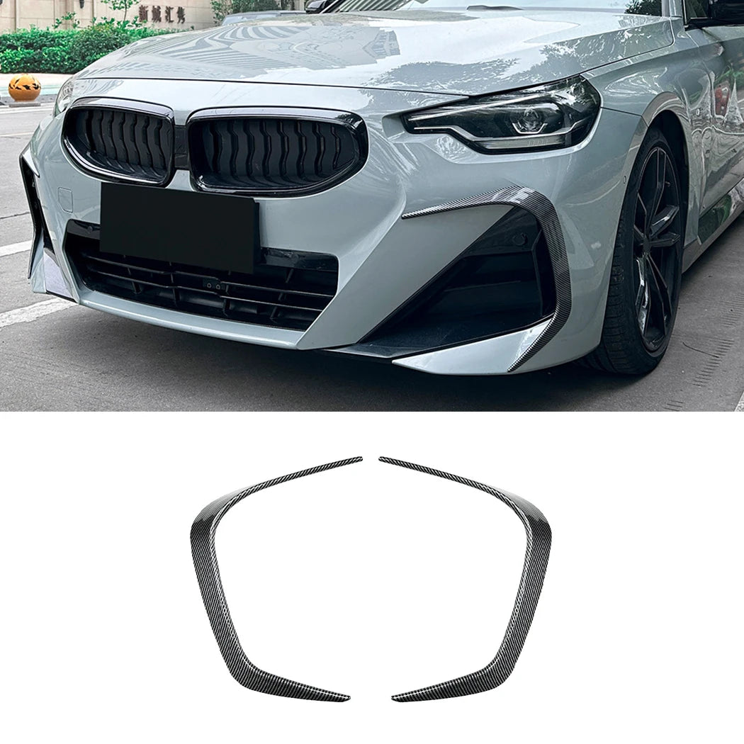 For BMW 2 Series Coupe G42 Front Bumper Splitter Fog Side
