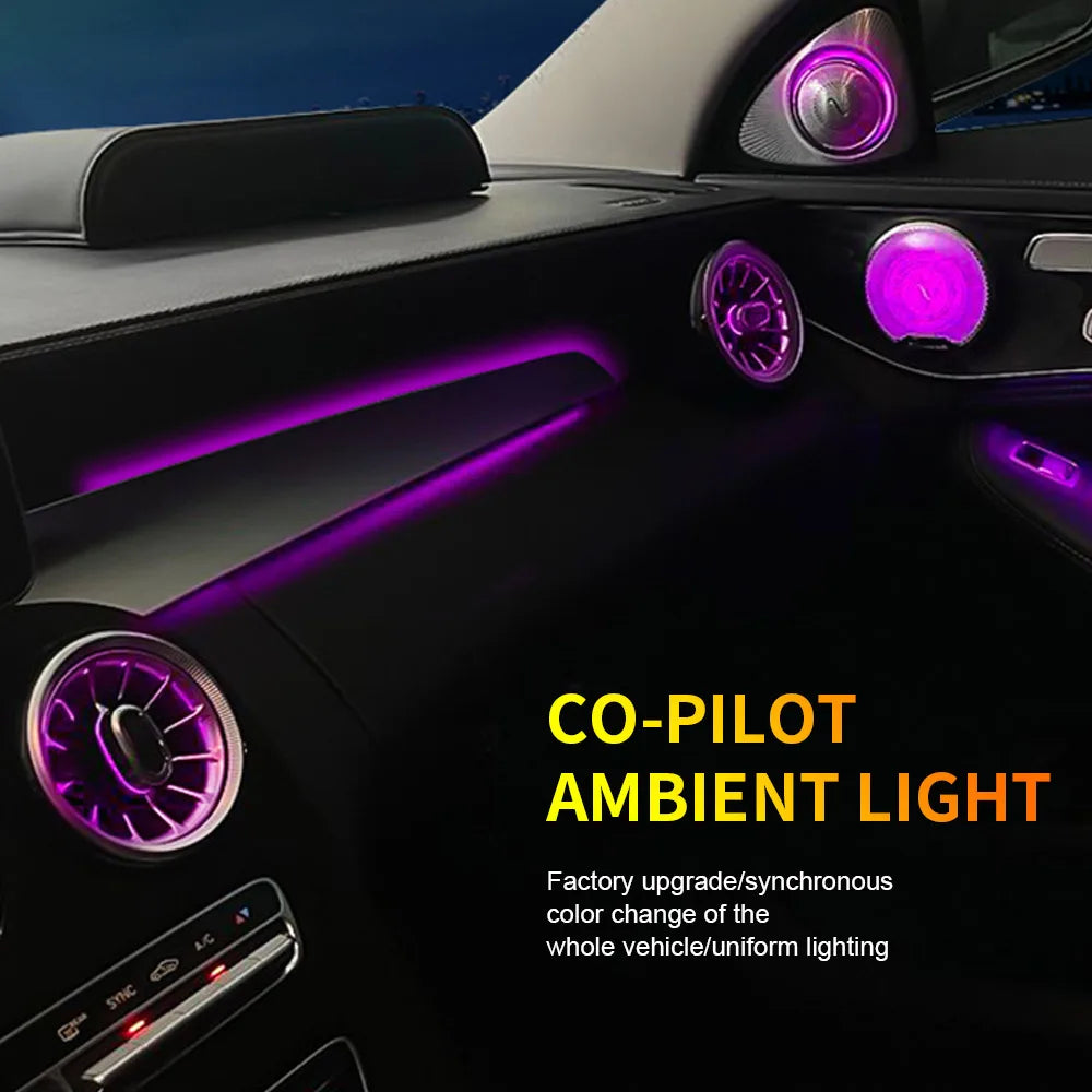 For Mercedes-Benz C Glc Class W205 Colors co-pilot S Ambient
