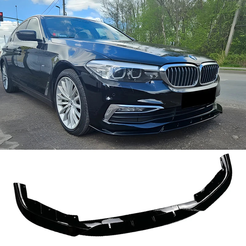 For BMW 5 Series G30 525I Front Bumper Lip Splitter Spoiler