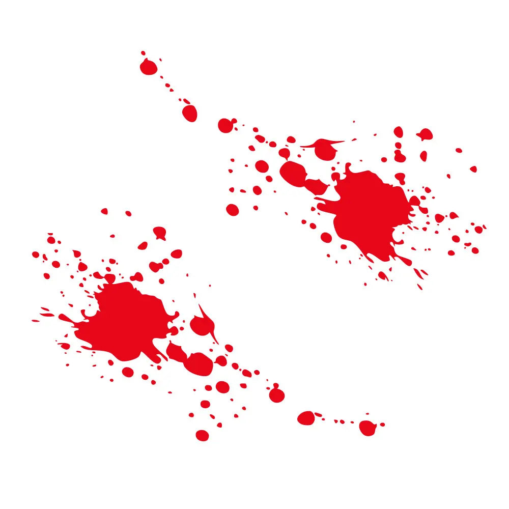 2PCS Splash Blood Stains Cm Side Sticker Design Tuning