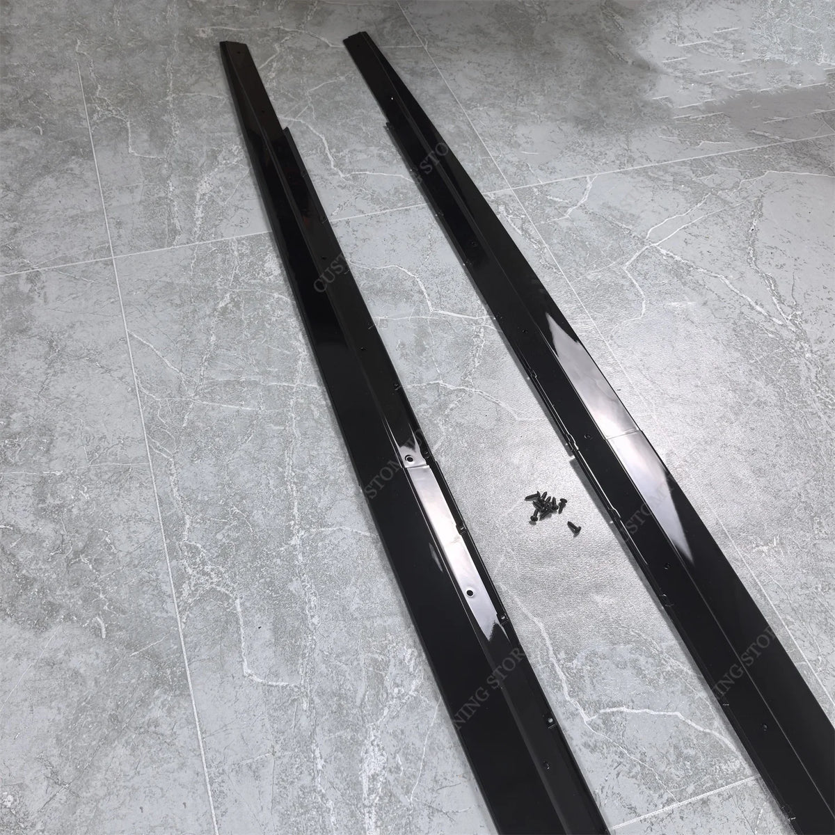 For BMW G30 G31 5 Series Gloss Black Max ABS Side Skirt