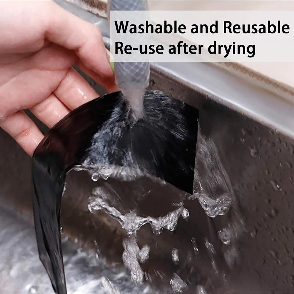 3D Carbon Fiber Sticker Waterproof Door Sill Protector Bumper