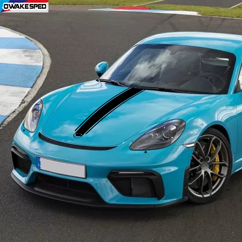 For Porsche 911 Cayman Boxster 718-Carrera-S Hood Bonnet Stripes