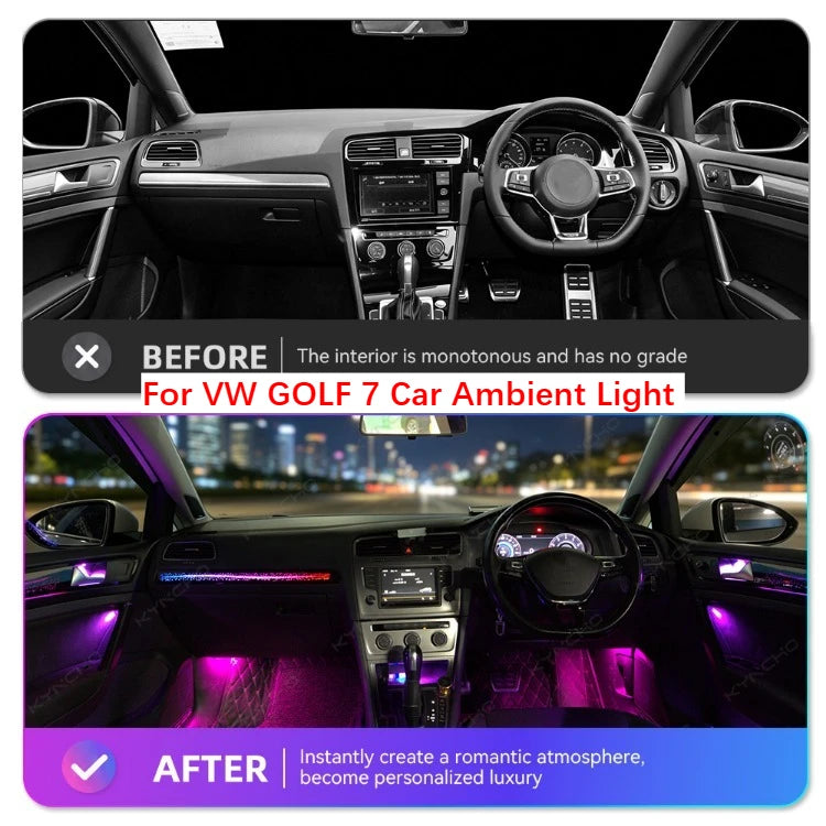For VW Golf 7 MK7 MK7.5 Kyncho Suitable Ambient Lighting Models