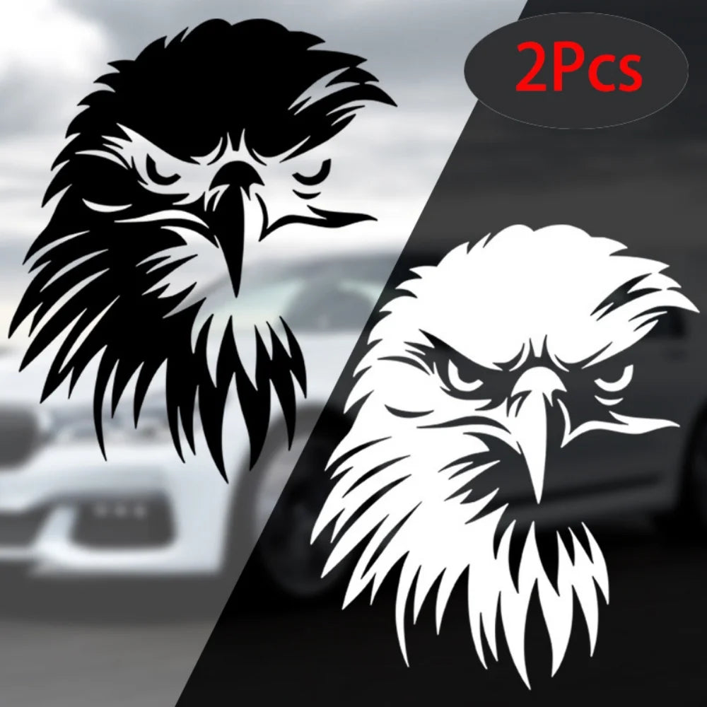 2PCS Decals Body Stickers Personalized Creative Animal Flying