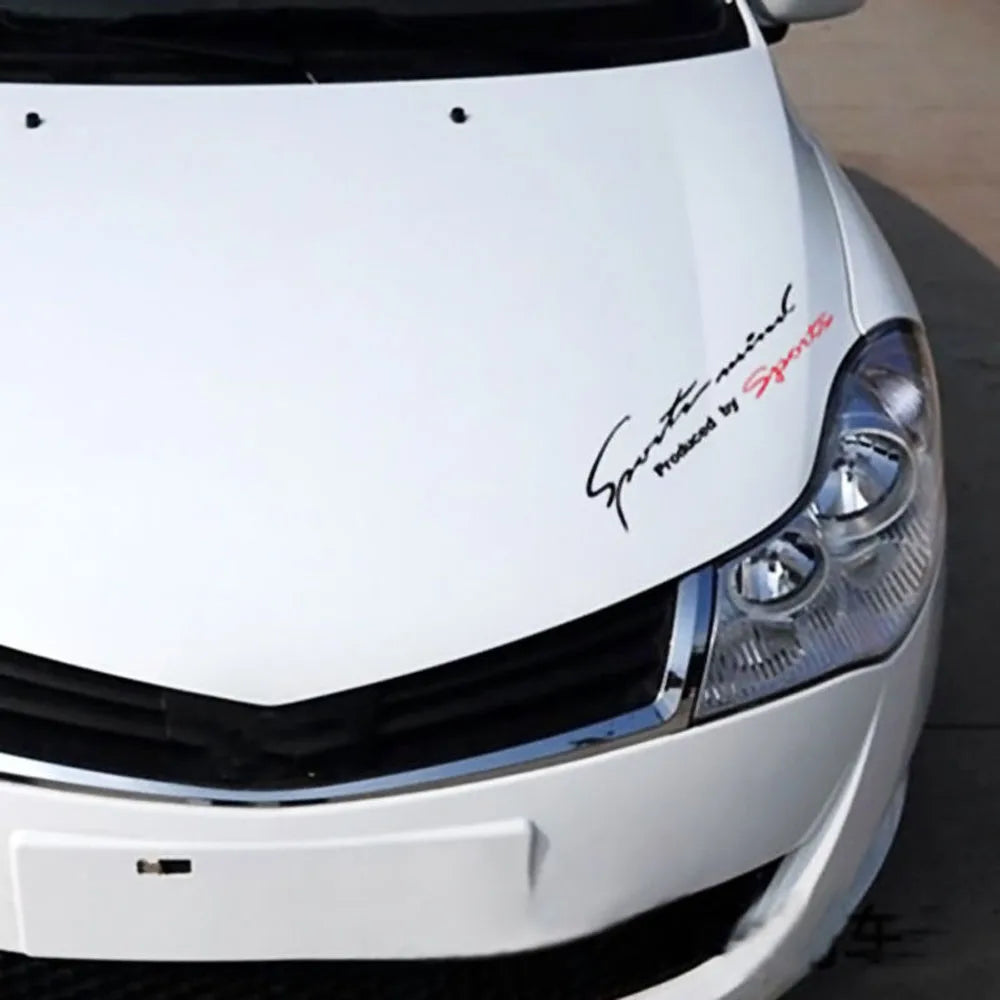 Sports Mind Decal Racing Hood Body Side Window Reflective