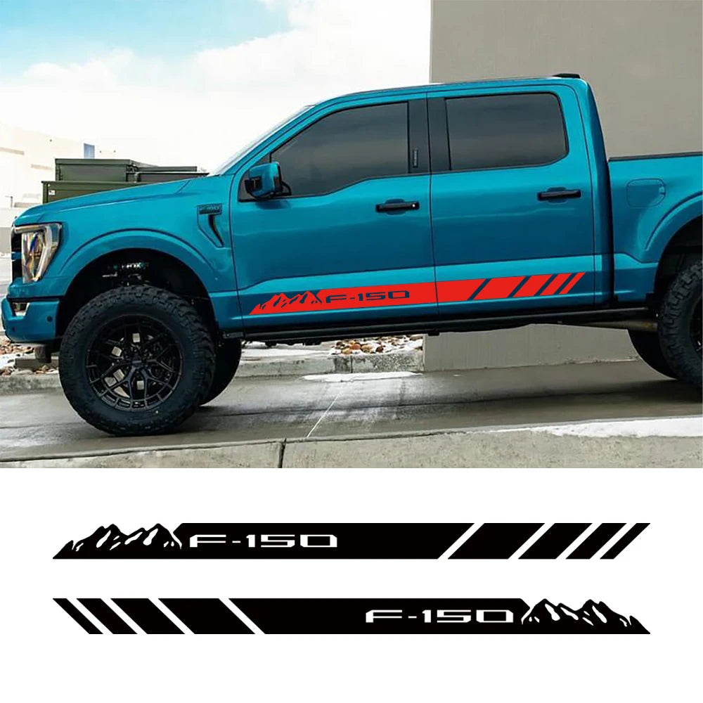 For Ford F150 Raptor Xtl Lariat Pickup Door Side Stripe Stickers