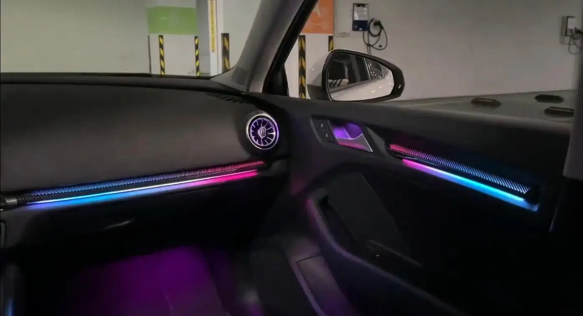 For Audi A3 S3 8V Ambient Icarsin Colors Dynamic RGB Ambient