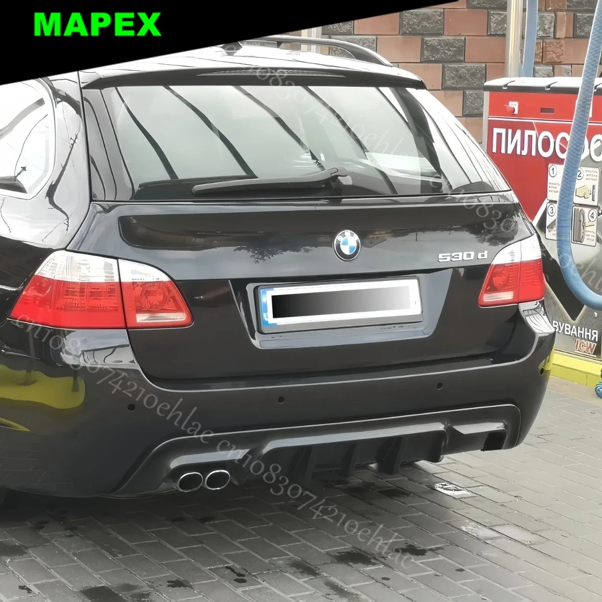 For BMW 5 Series E60 E61 Mp Rear Bumper Splitter Diffuser M Pack