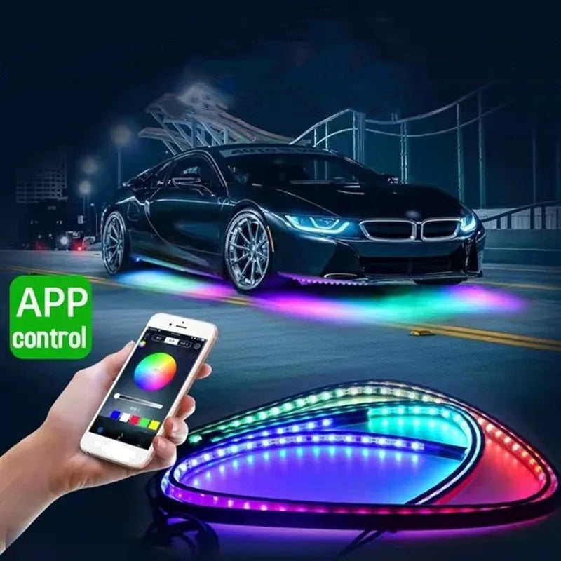 Waterproof Underglow Atmosphere Neon Accent Strip APP Remote